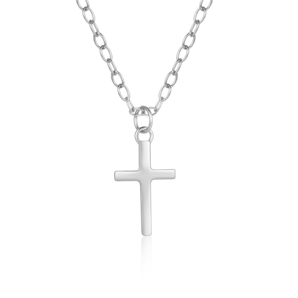 Elena – Collier en argent à double chaîne avec pendentif