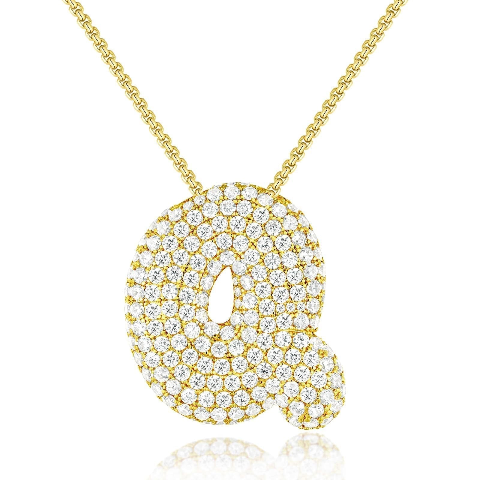 Frieda – Collier en or avec pendentif au design organique