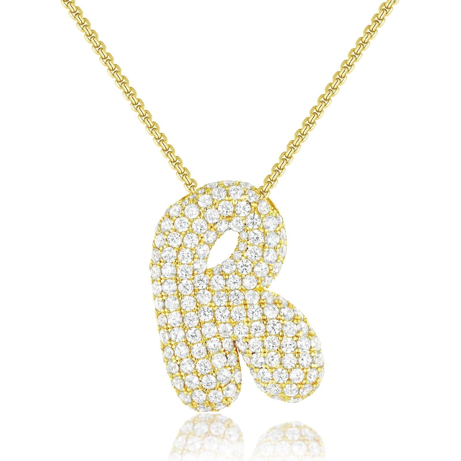 Frieda – Collier en or avec pendentif au design organique