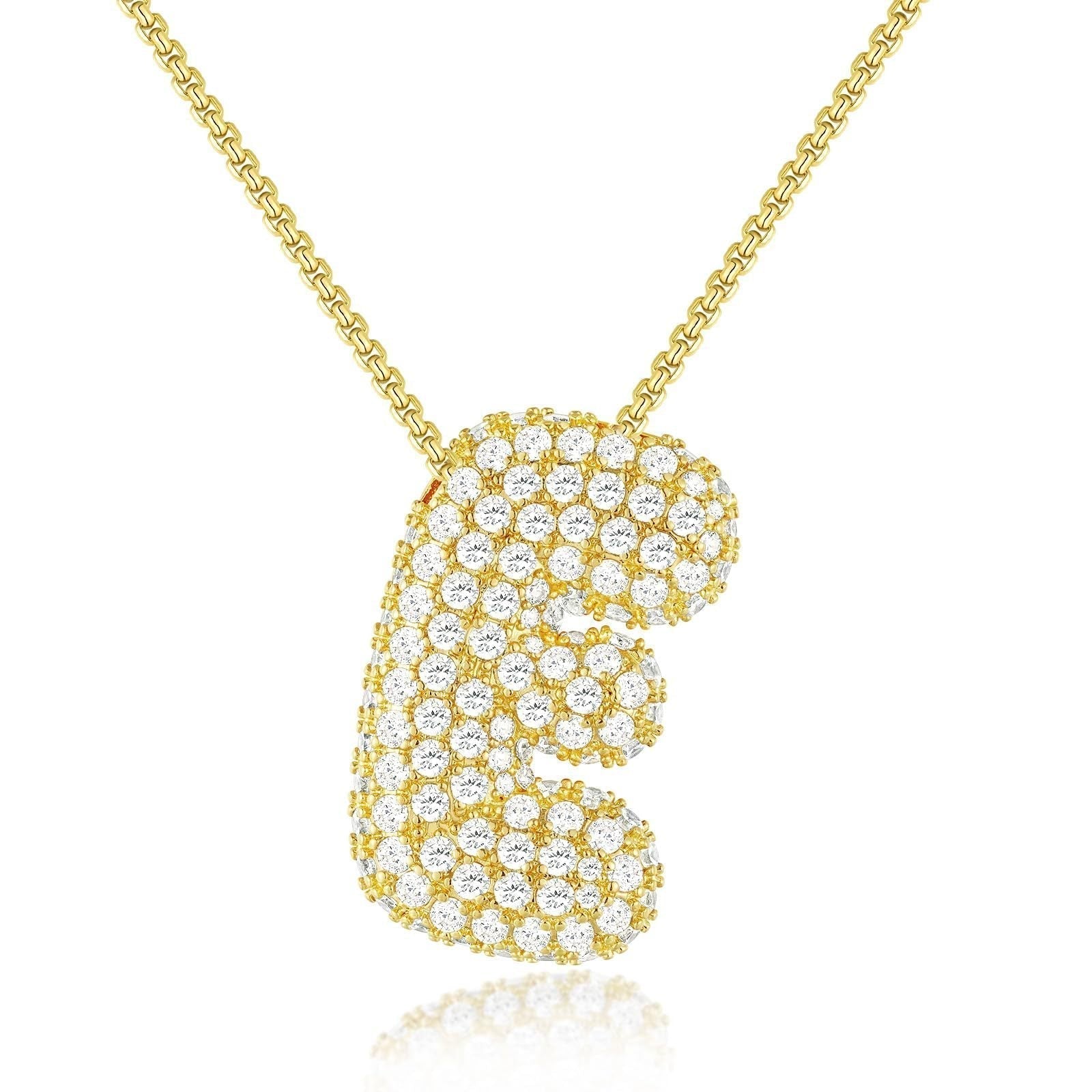 Frieda – Collier en or avec pendentif au design organique