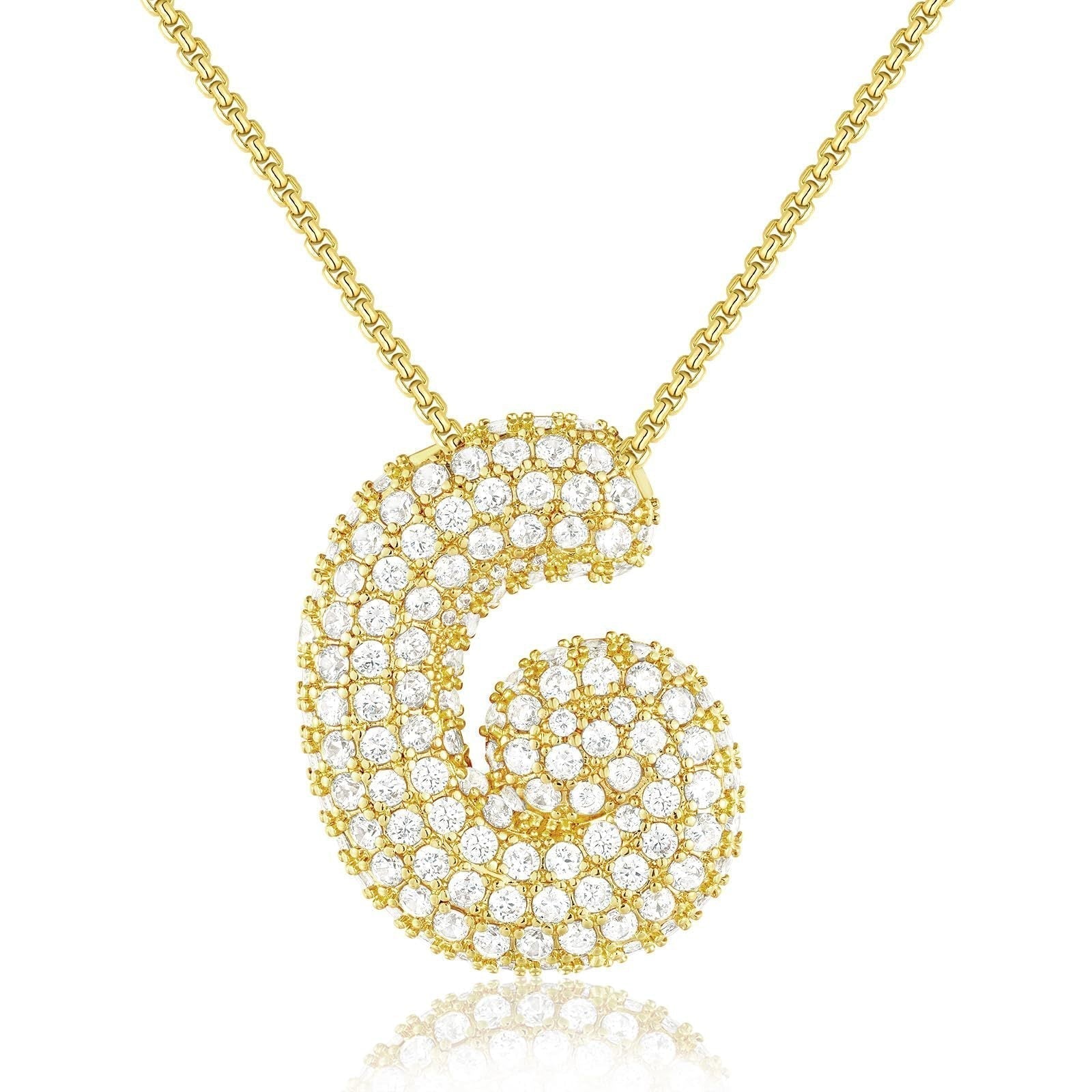 Frieda – Collier en or avec pendentif au design organique