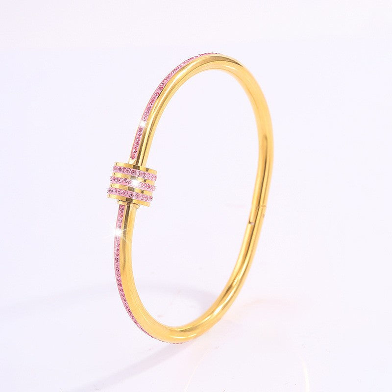 Tessandra Virelli Black and Gold Bracelet