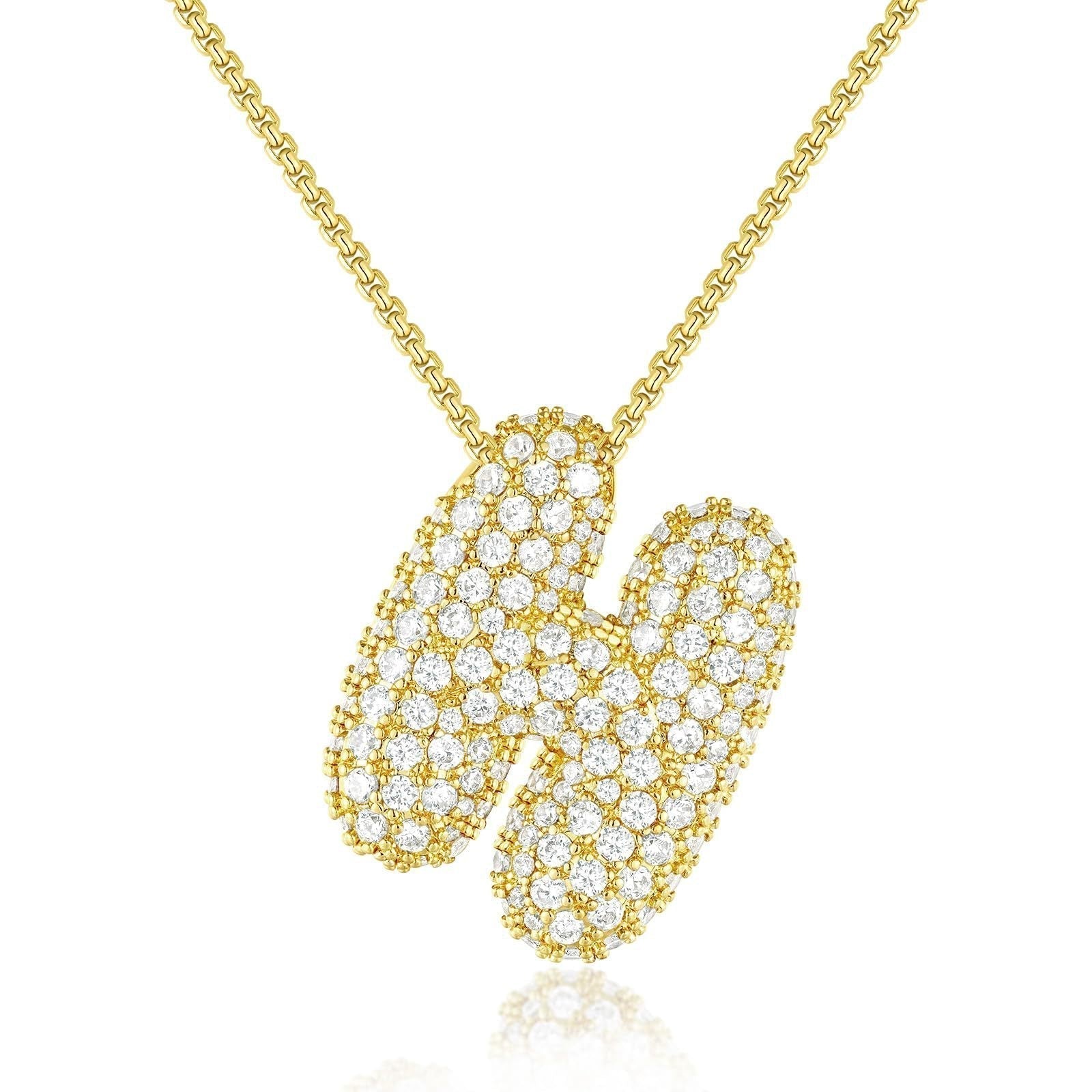 Frieda – Collier en or avec pendentif au design organique