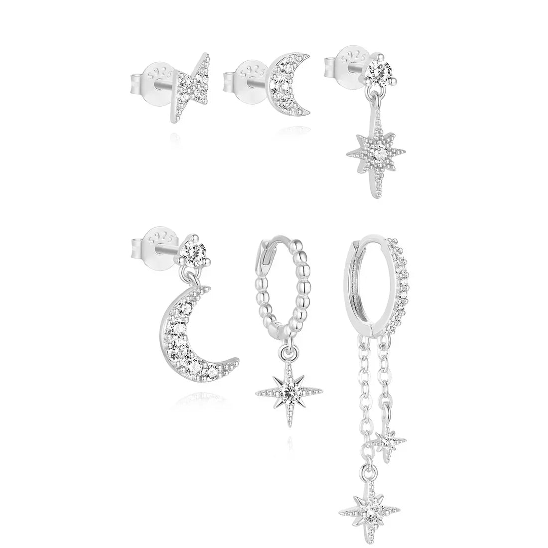 Pavlína – Boucles d'oreilles en or délicates au design contemporain.