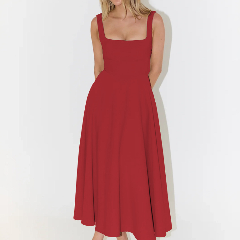 Robe Midi Chic au Style Romantique