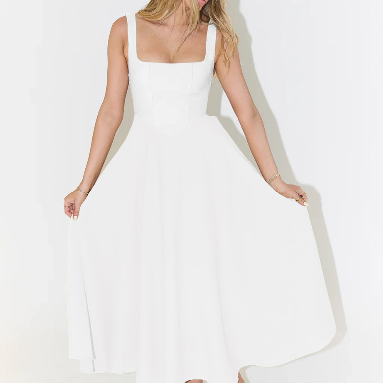 Robe Midi Chic au Style Romantique