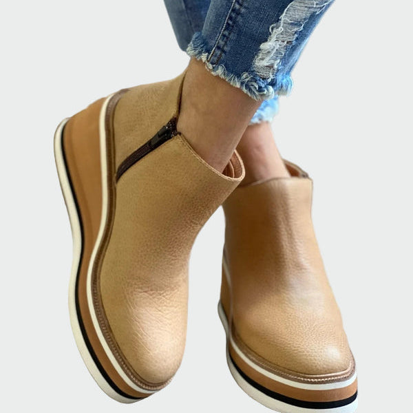 Inka Leather Ankle Boots