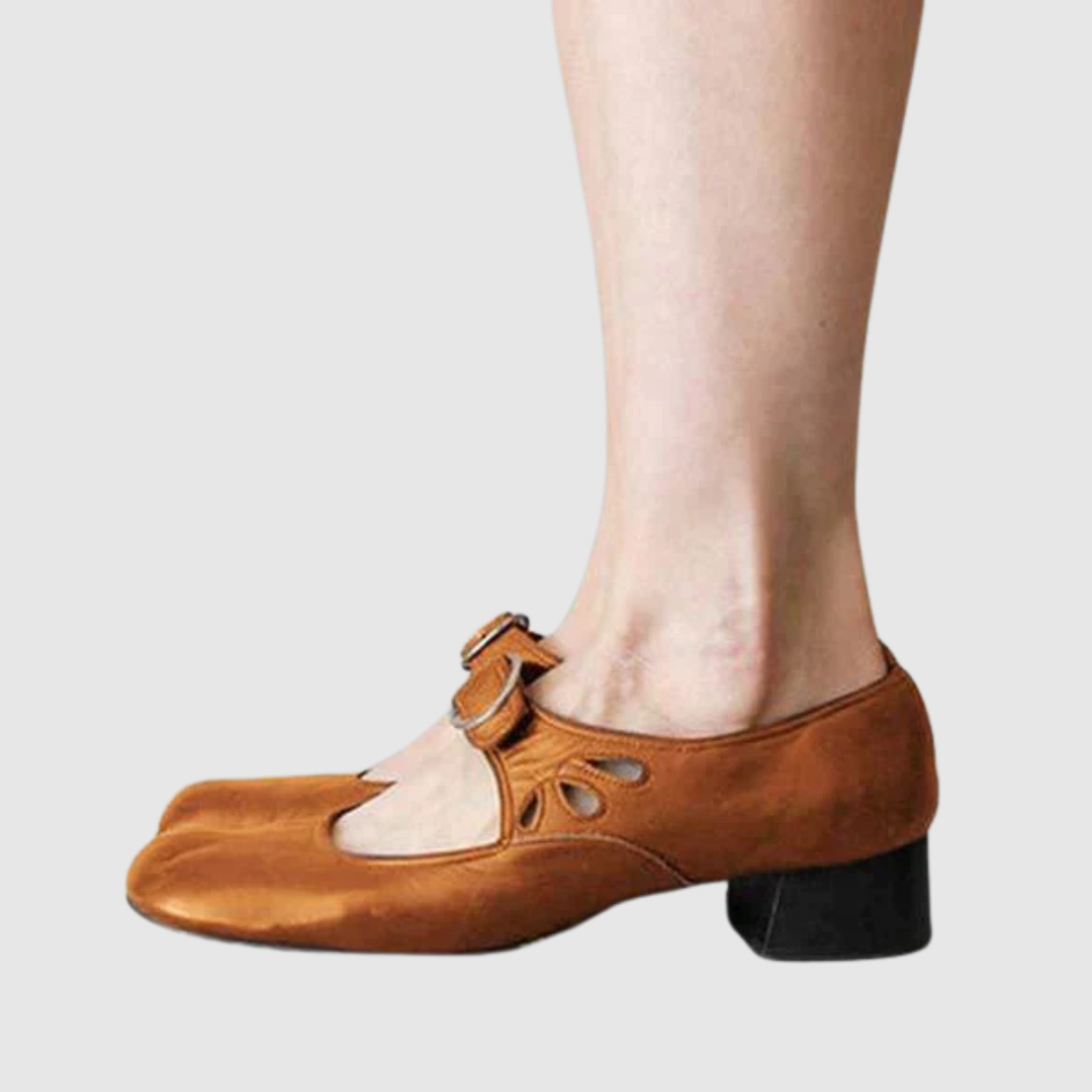 Daisy - Cuir Mary Jane