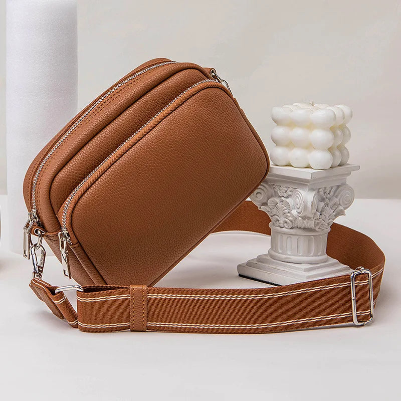 Pratique Sac Bandoulière Tressé