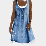 Robe en denim chic et confortable