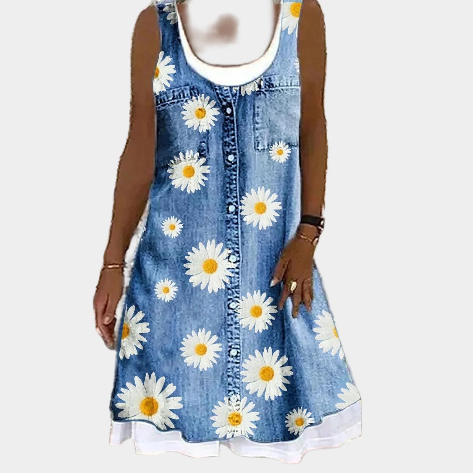 Robe en denim chic et confortable