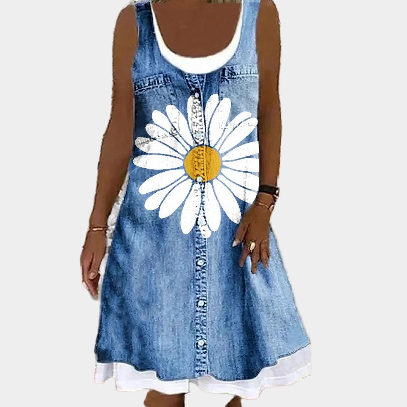 Robe en denim chic et confortable