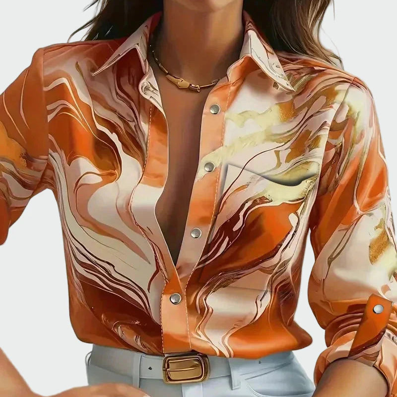 Fluid Satin Blouse