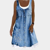 Robe en denim chic et confortable