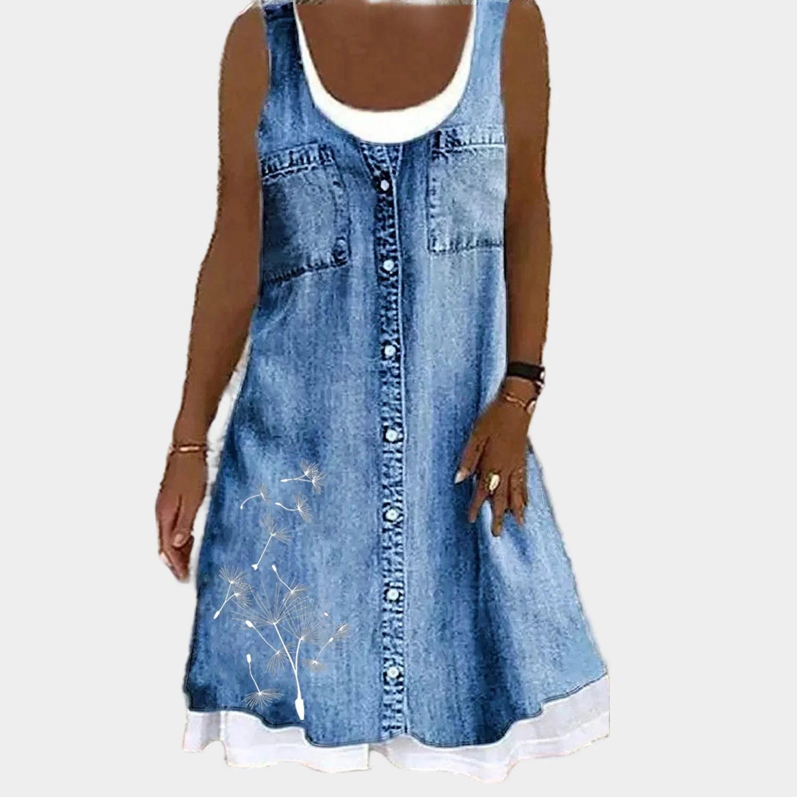 Robe en denim chic et confortable