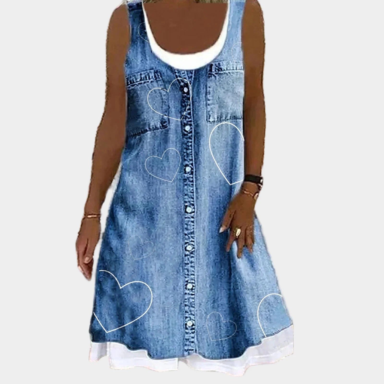 Robe en denim chic et confortable