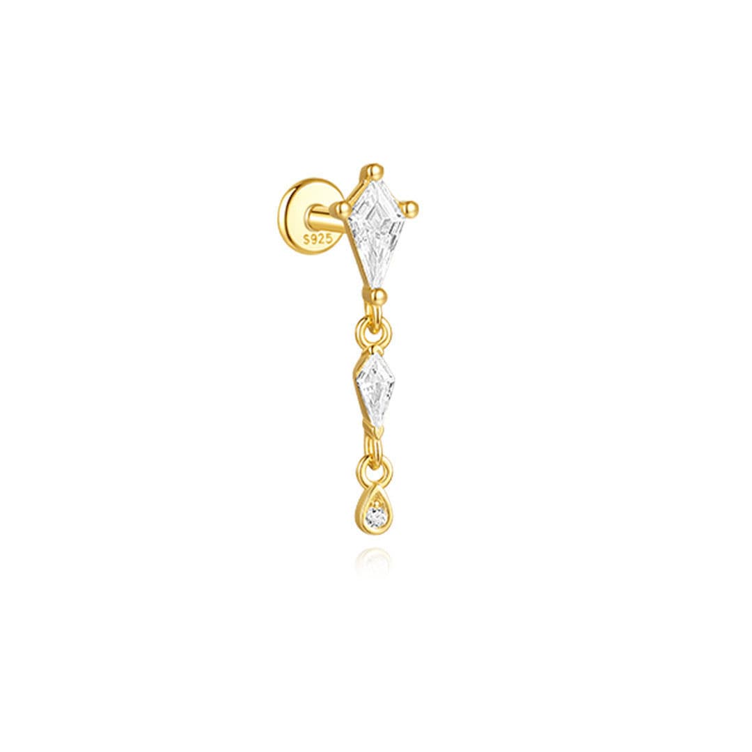 Leonie – Boucles d'oreilles élégantes et scintillantes.