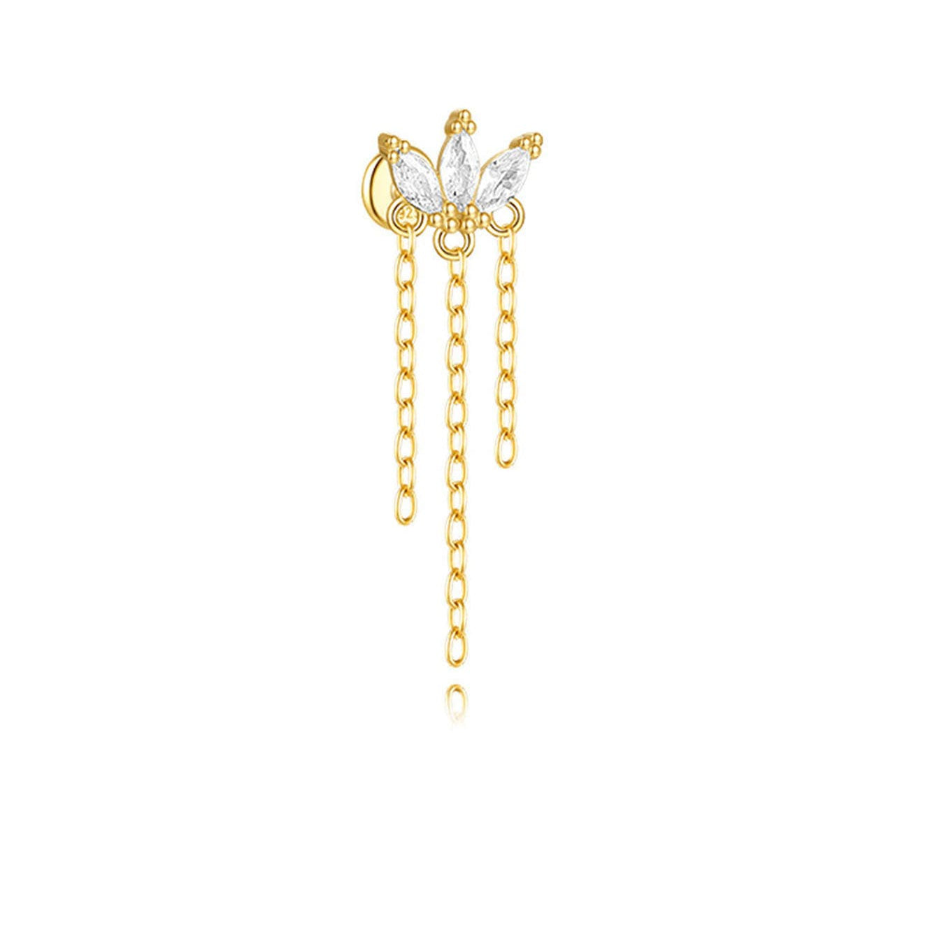 Leonie – Boucles d'oreilles élégantes et scintillantes.
