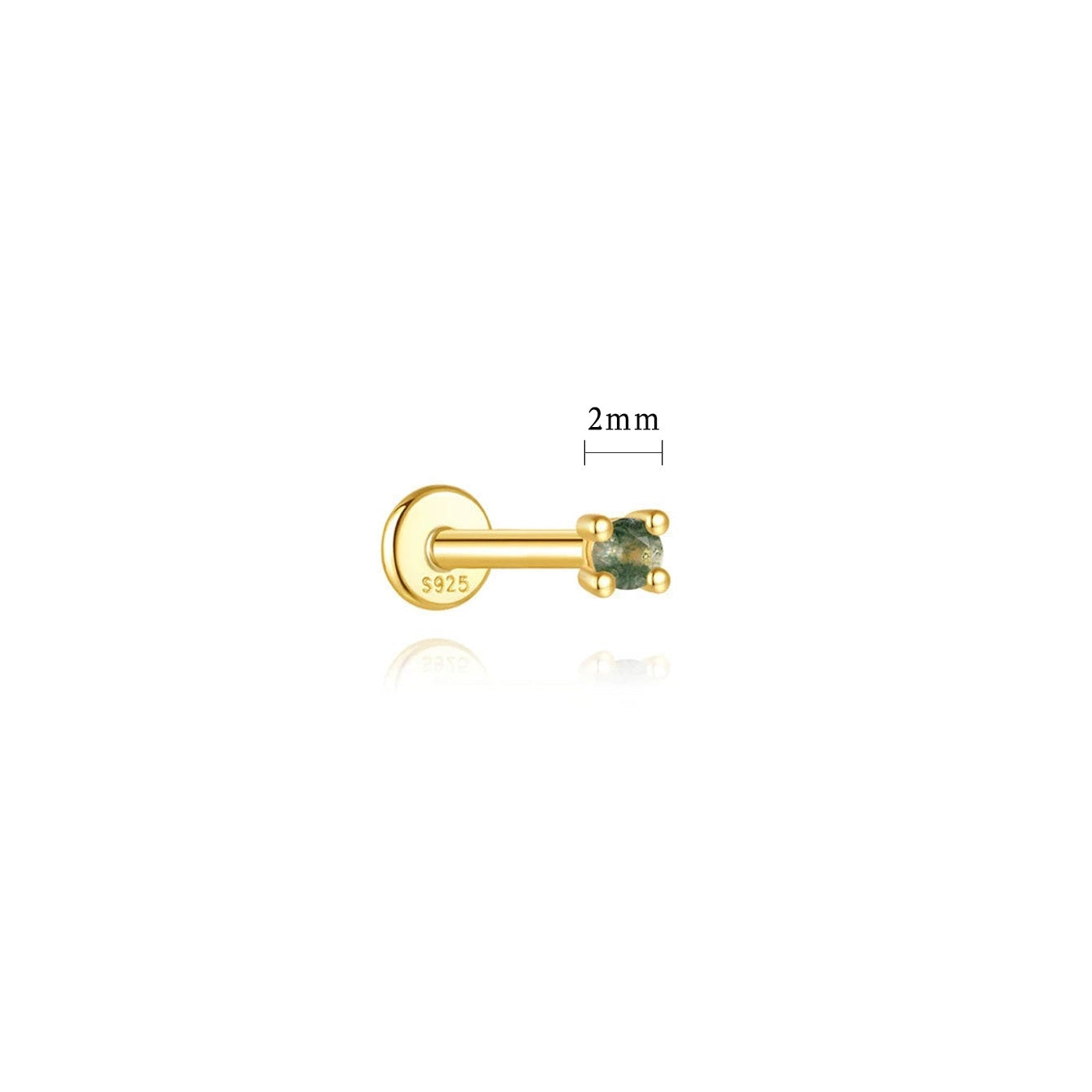 Luana – Boucles d'oreilles en or de la collection féminine.