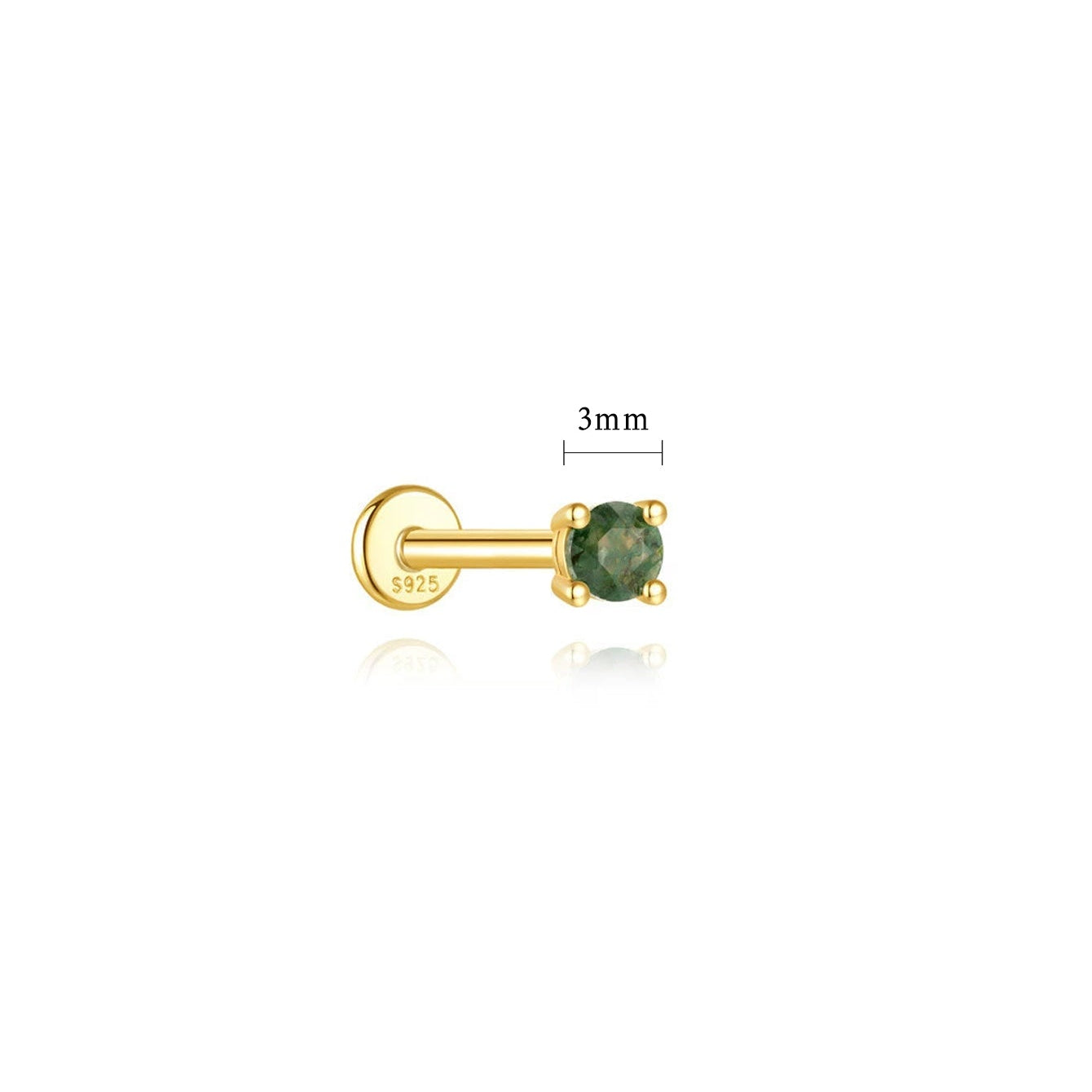 Luana – Boucles d'oreilles en or de la collection féminine.