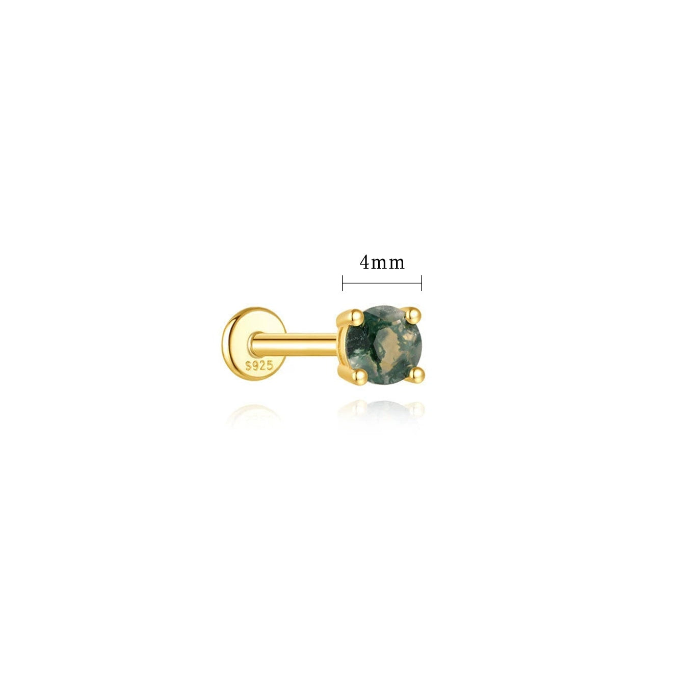Luana – Boucles d'oreilles en or de la collection féminine.