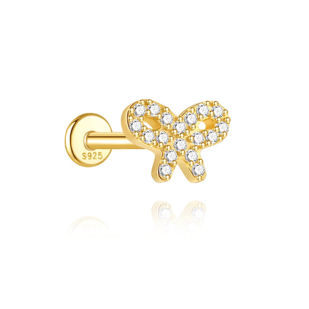 Marlena – Boucles d'oreilles en or au éclat radieux.