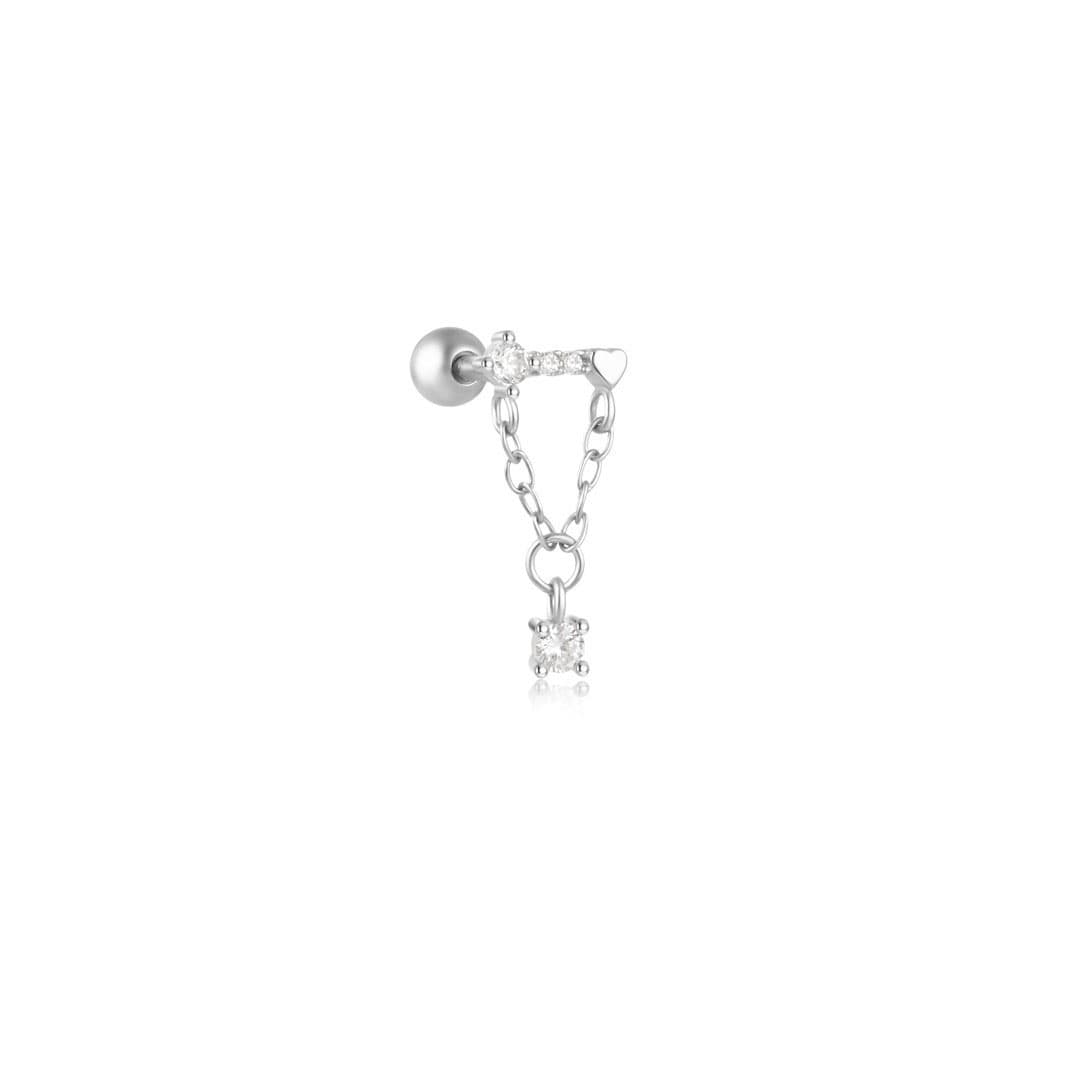 Helena – Boucles d'oreilles en or à la silhouette élégante