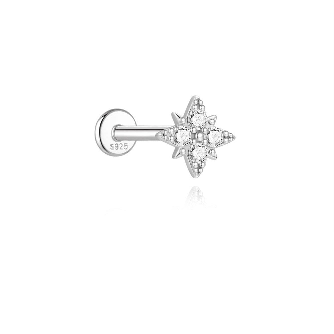 Helena – Boucles d'oreilles en or au design naturel.