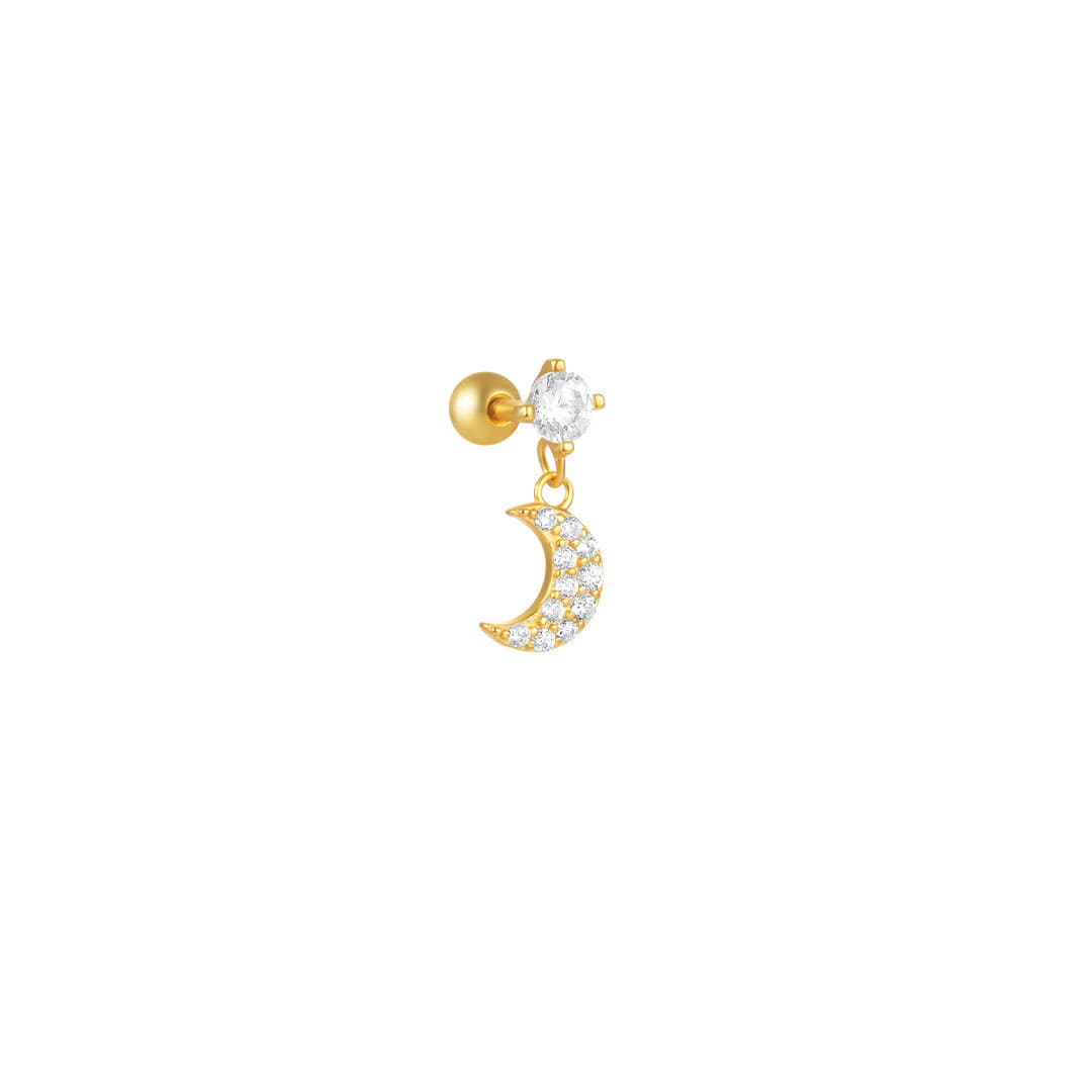 Carla – Boucles d'oreilles en or au design élégant.