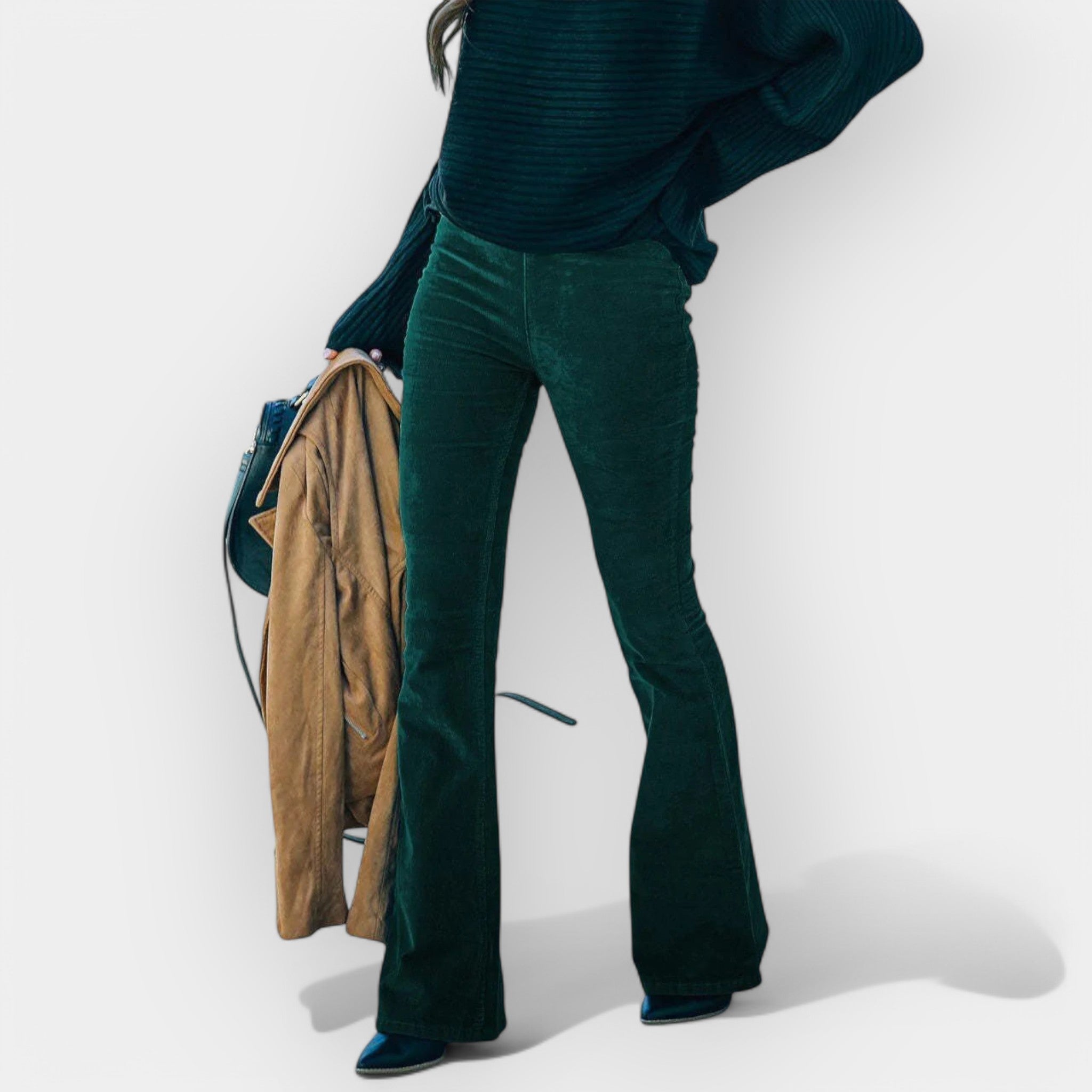 Jean Taille Haute à Jambes Évasées