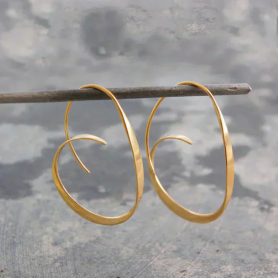 Boucles d'oreilles en spirale Joy