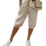 Élégant Pantalon en Lin pour Femme