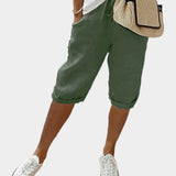 Élégant Pantalon en Lin pour Femme