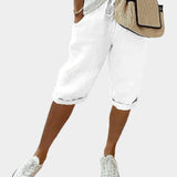 Élégant Pantalon en Lin pour Femme