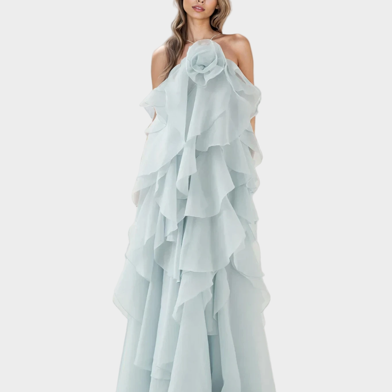 Maxi Robe au Charme Romantique et Élégance Aristocratique