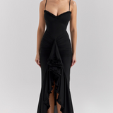 Elma | Robe à Volants Froncés Élégante