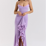 Elma | Robe à Volants Froncés Élégante