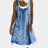 Robe en denim chic et confortable