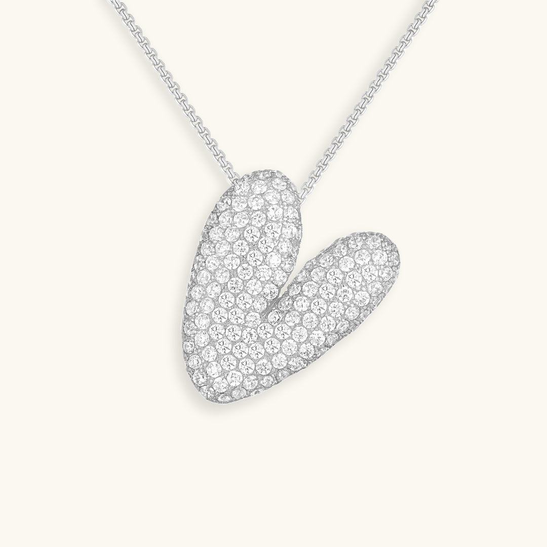 Melanie – Collier en or avec double cœur