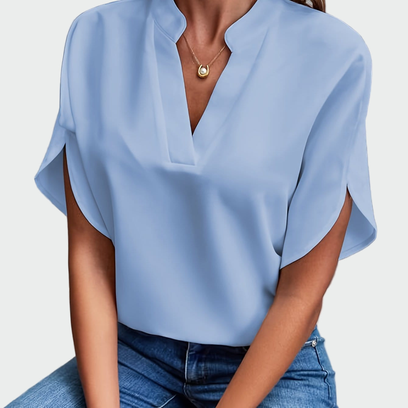 Drapé Design Blouse