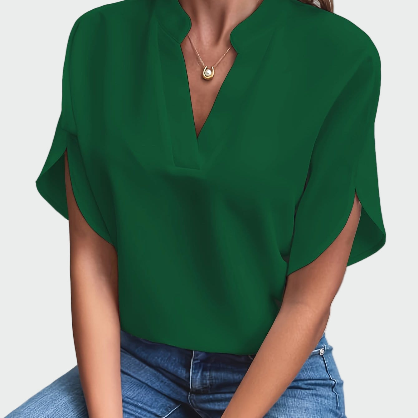 Drapé Design Blouse