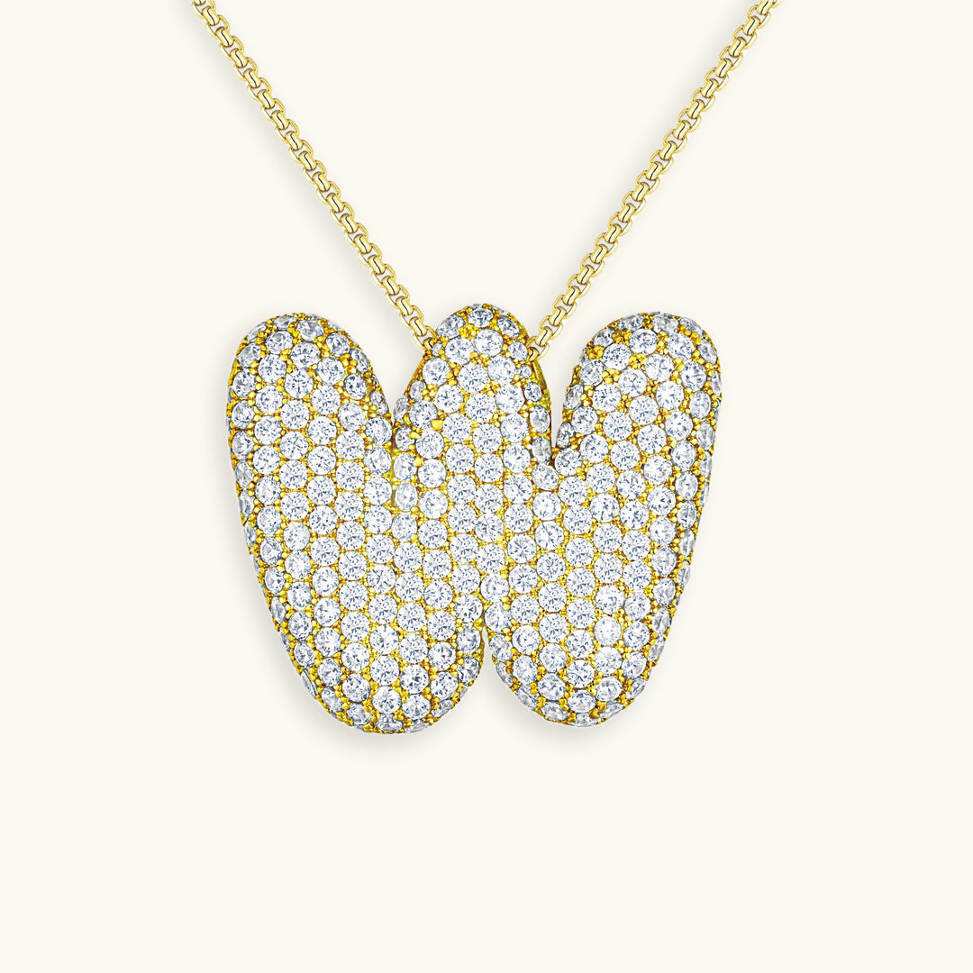 Melanie – Collier en or avec double cœur