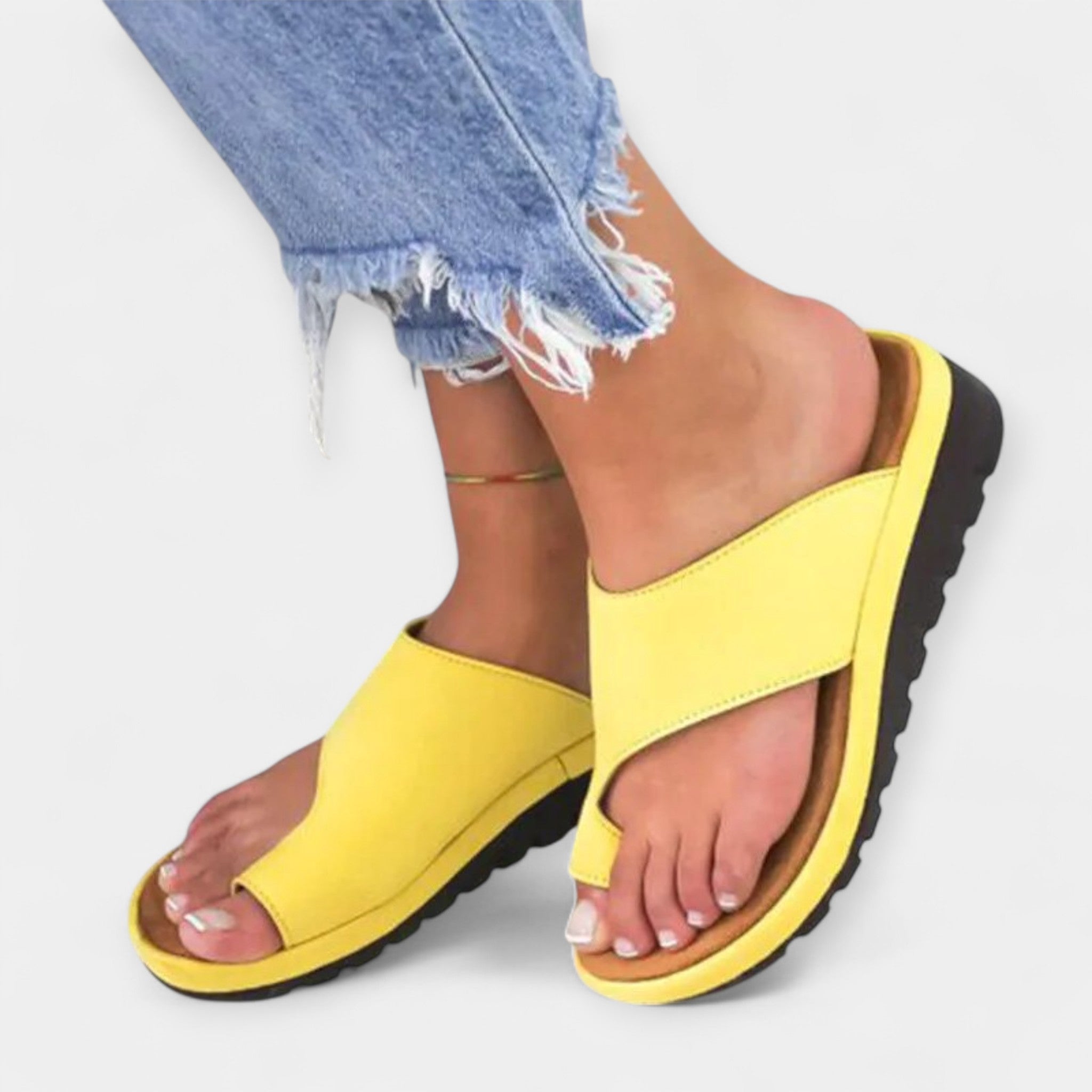 Sandales en Cuir Alliant Confort et Élégance