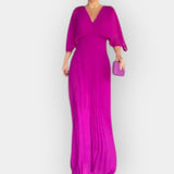 Robe Plissée Chic avec Design Élégant