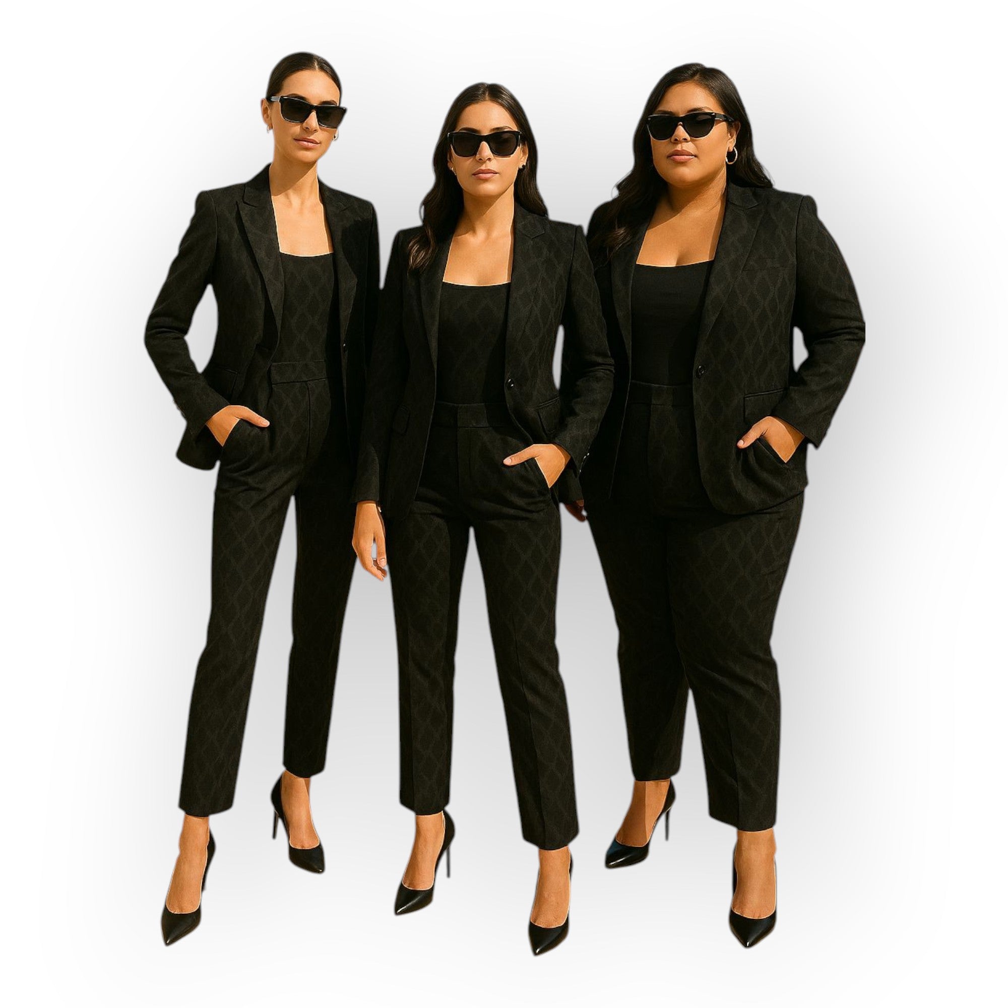 Ensemble chic de blazer et pantalon au design minimaliste