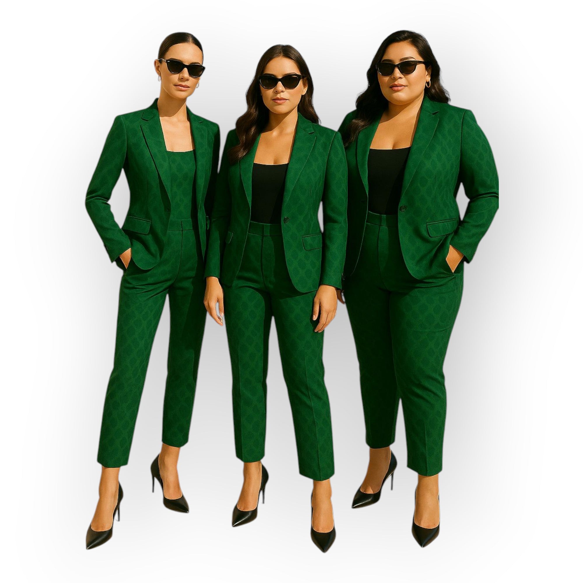 Ensemble chic de blazer et pantalon au design minimaliste