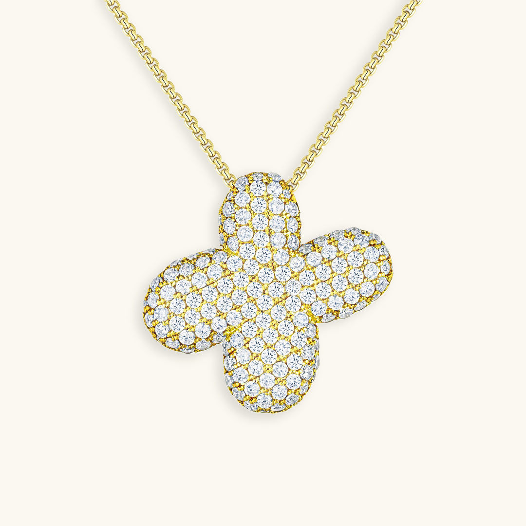 Melanie – Collier en or avec double cœur