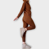 Ensemble Tricot à Capuche et Veste