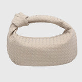 Celeste | Sac Moyen en Suédine Tressée avec Nœud