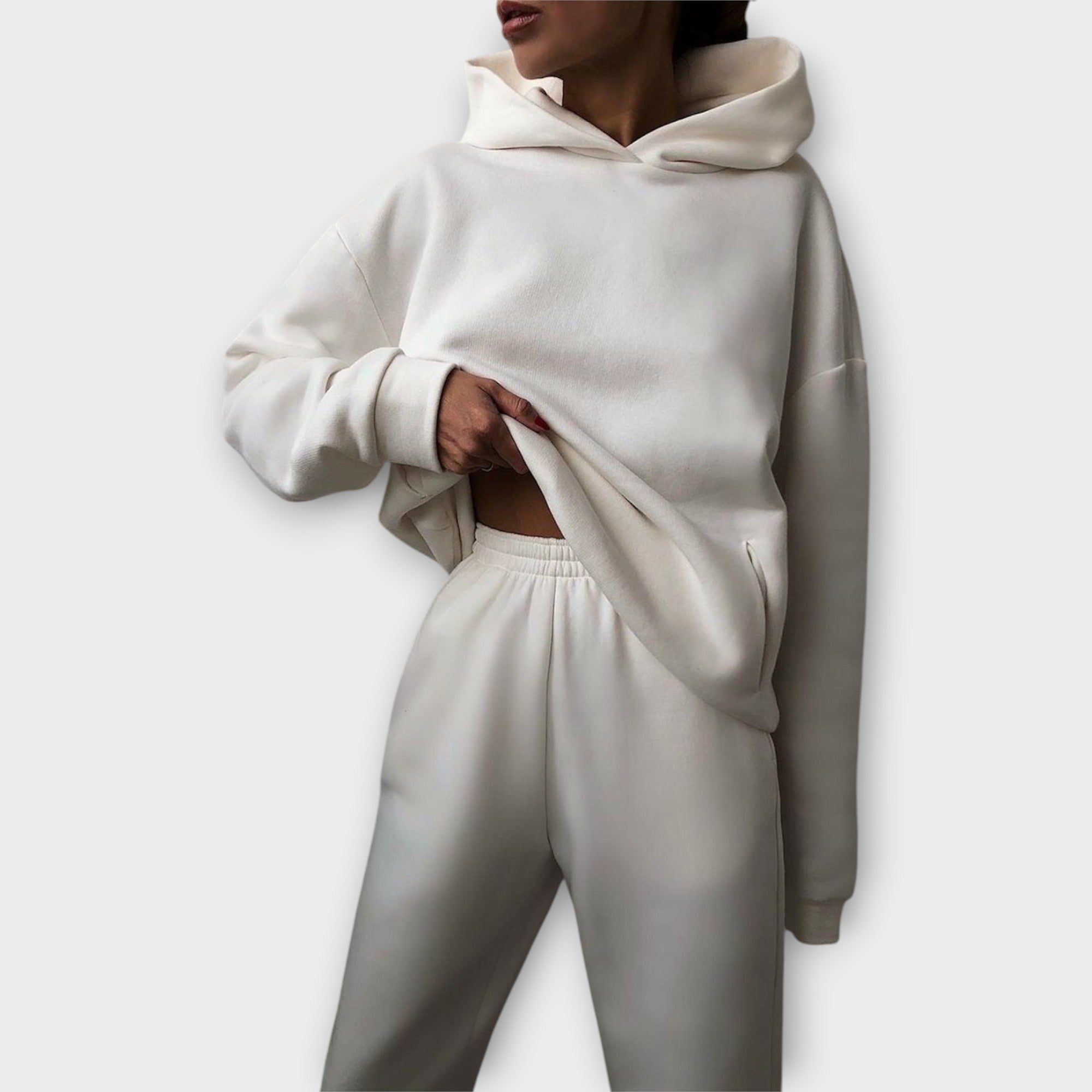 Ensemble Moderne avec Capuche Confortable